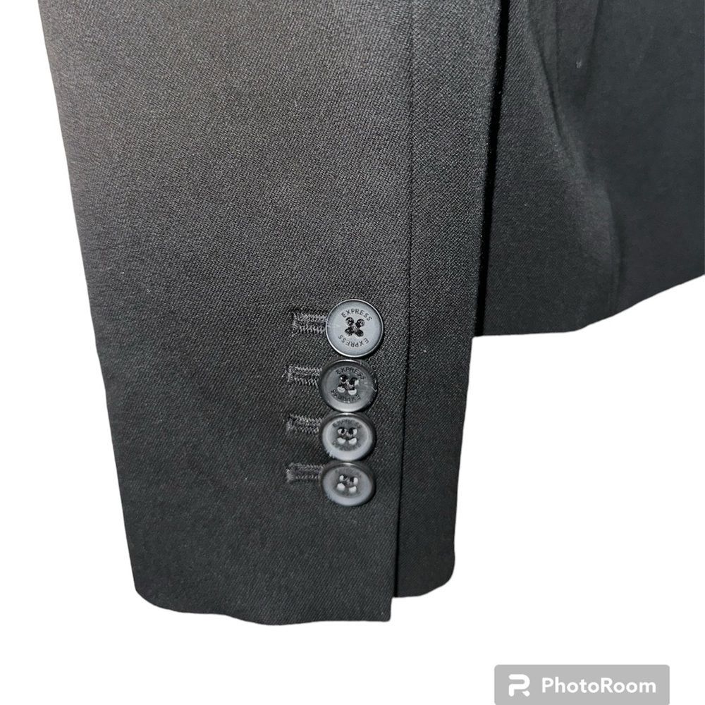 Black Blazer double Line, Express, Size 2 - Picture 4 of 4